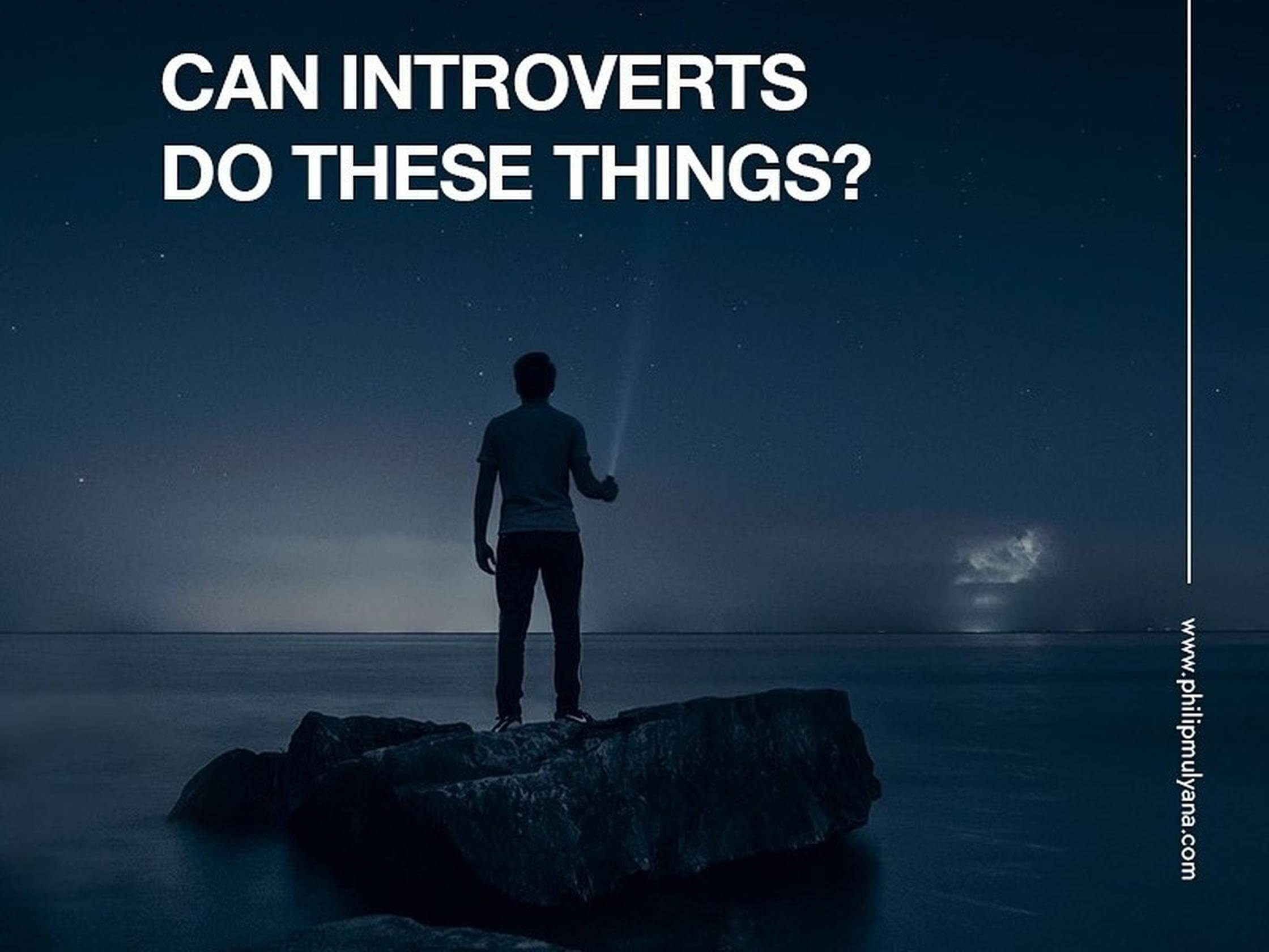 Posting dalam Instagram @philipmulyana mengenai introvert 